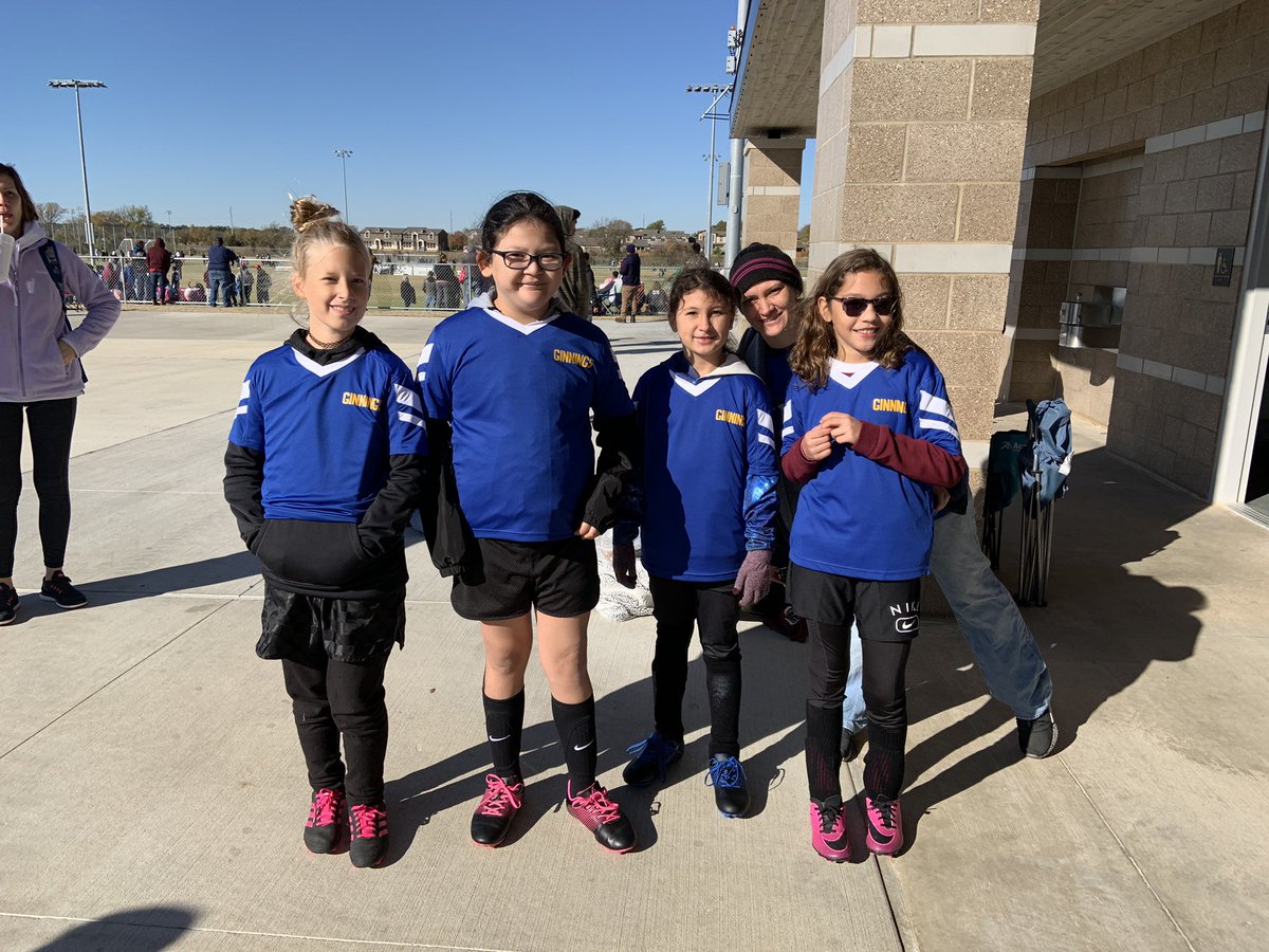 Great day today for our Ginnings FC! Two victories... very proud of our players. #denton_goal #Ginningstheplacetobe
