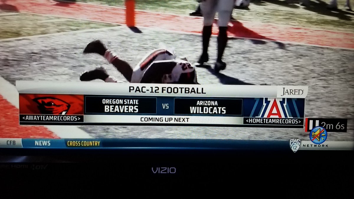 scubaluga's tweet photo. Just for clarification, I am not working the U of A football game so this obvious mistake is not me. #IKeepScore #ButNotThisTime #ThisIsTheTitleCard #ShouldHaveBeenTheL3Score https://t.co/yqwBJmQ8nW