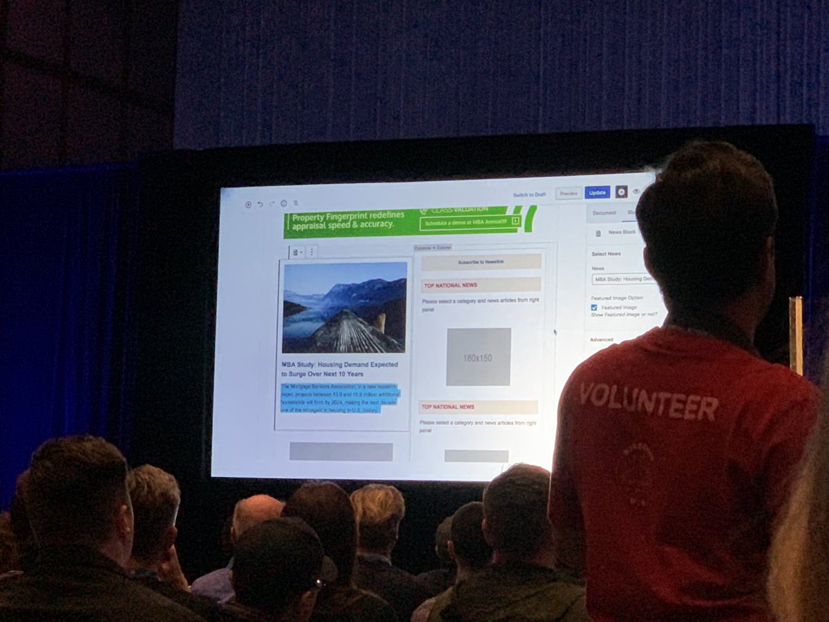 HrMervin's tweet image. Shoutout at #SOTW by @photomatt on #Gutenberg use cases by the team at @rtCamp #GoodCode #WordPress #WCUS #Publishing