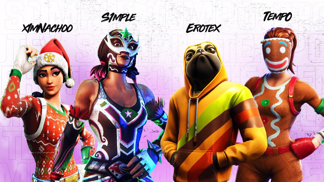 InvokersTeam's tweet photo. Era un secreto a voces, echabais de menos nuevas caras en el equipo.

En nuestra sección de #Fortnite, llegan cuatro nuevas incorporaciones.

💀 @imNachooo 
💀 @S1mpleFN 
💀 @Temp0FN 
💀 @ErotexFN 

¡Bienvenidos a vuestra nueva familia! 🤗

#VamosInvokers https://t.co/2lu1rvsJcP