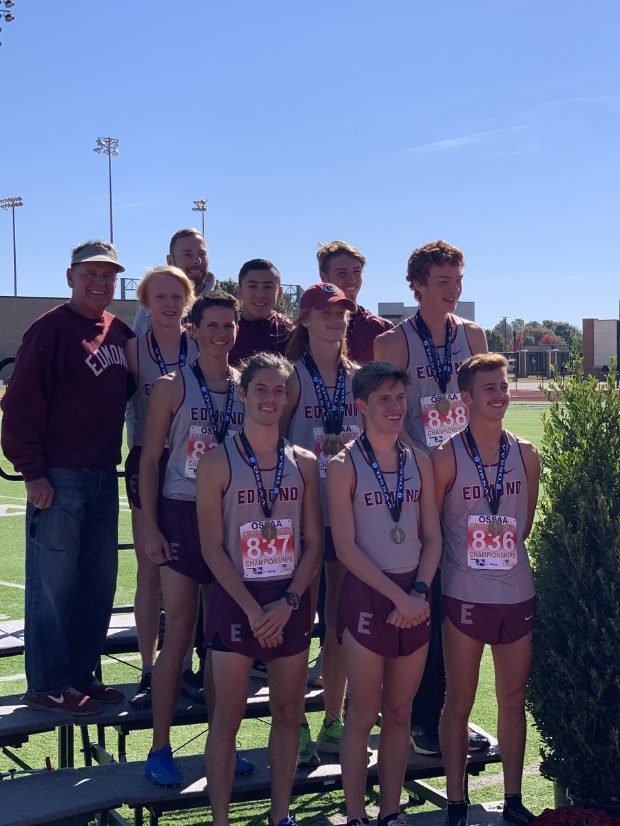 goemhsathletics's tweet photo. Congrats to our boys CC team on finishing 3rd in the state meet. Also congrats to Jackson Watts (4th) and Noah Plum (11th). Great RUN guys! https://t.co/Wg6G53ID6f