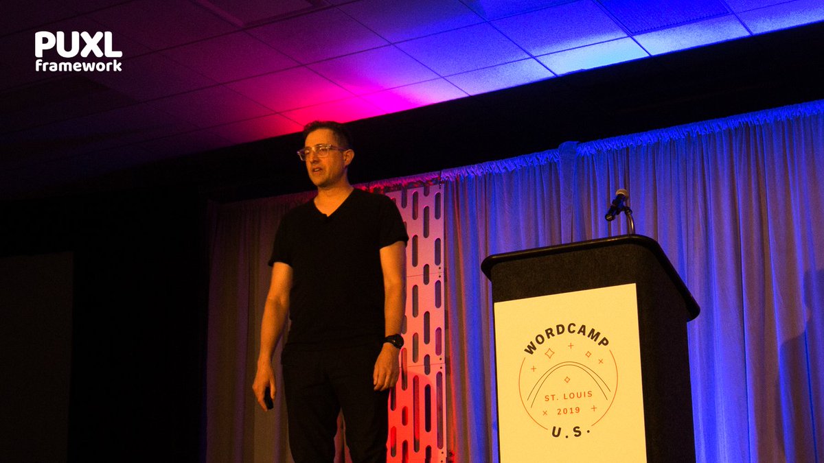 Photo of Tantek speaking on Take Back The Web at WordCamp US