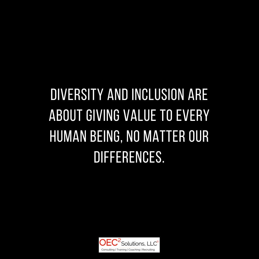 Oec2solutions's tweet image. Diversity and inclusion are about giving value to every human being, no matter our differences.

#Women #HR #tech #IOT #Diversity #elearning #BigData #business #CorpGov #Marketing #HRTech #Recruiting #technology #startup #leadership
