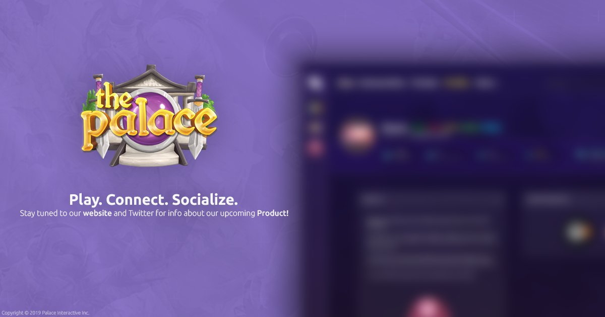 PalaceInteract's tweet image. We're super excited to share what we're working on with you! Stay tuned to our website &amp;amp; our Twitter for our Official Product Announcement in January 2020!

👉 palaceinteractive.com