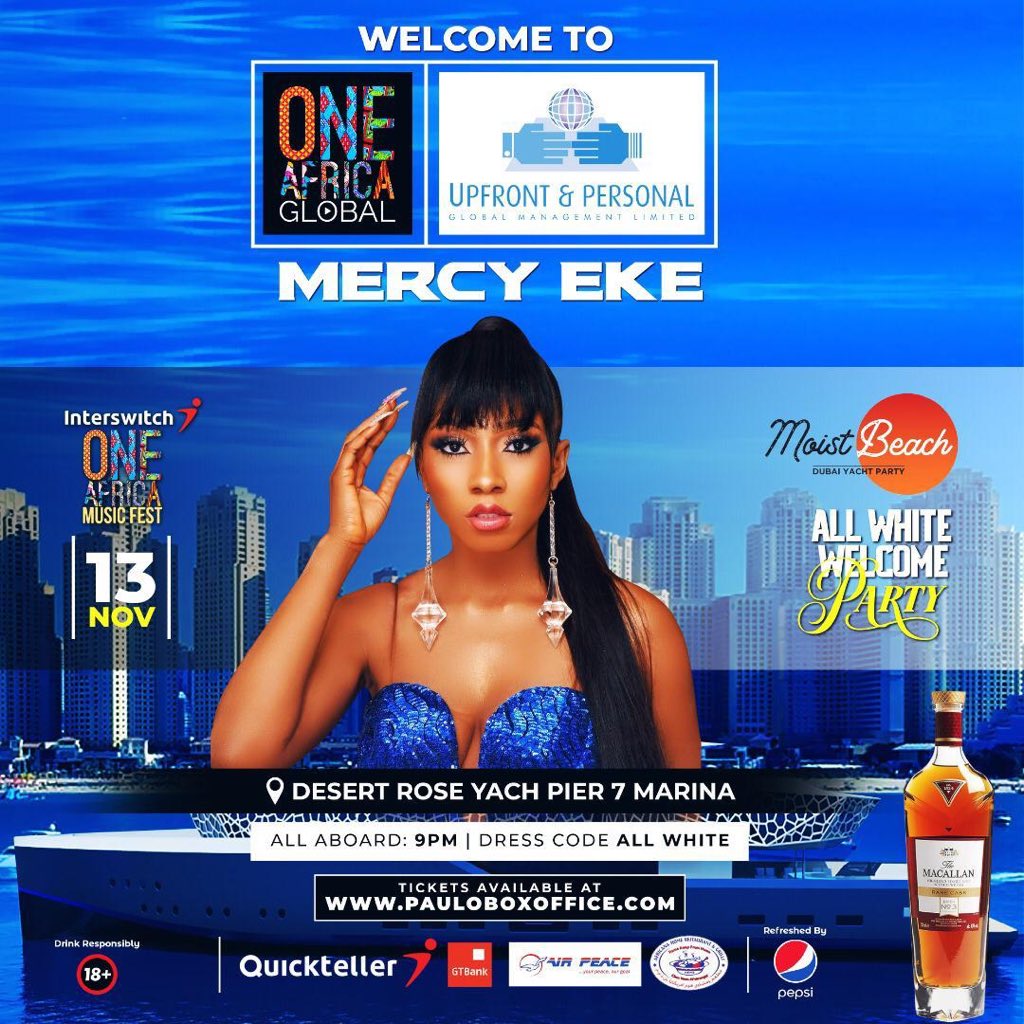 I_am_Palessa's tweet photo. DUBAI baby is coming to give u the highlights ooo💃💃💃💃 by the way incase u don't know Mercy new management is the main organizer of One Africa music fest sponsored by interswitch... oga pauloo management firm, so Mercy is not a guest she's family @real_mercyeke 
#MercyEke https://t.co/TCtJWjp0LT