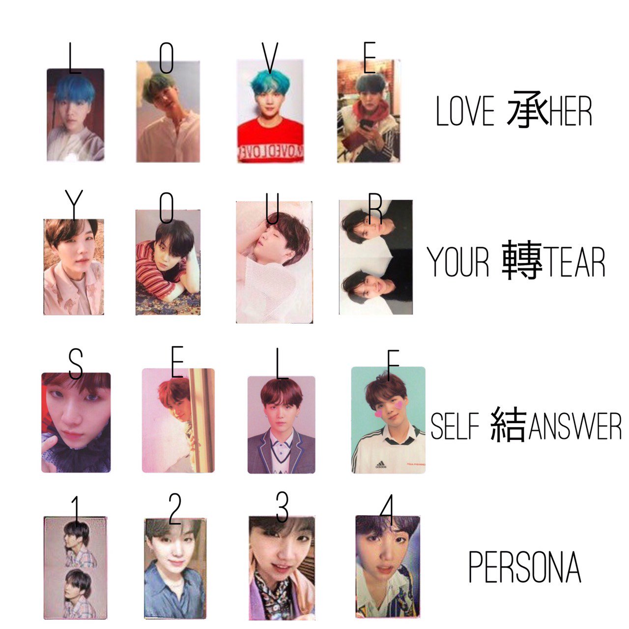 BTS LYS(承,轉,結)12枚 トレカ