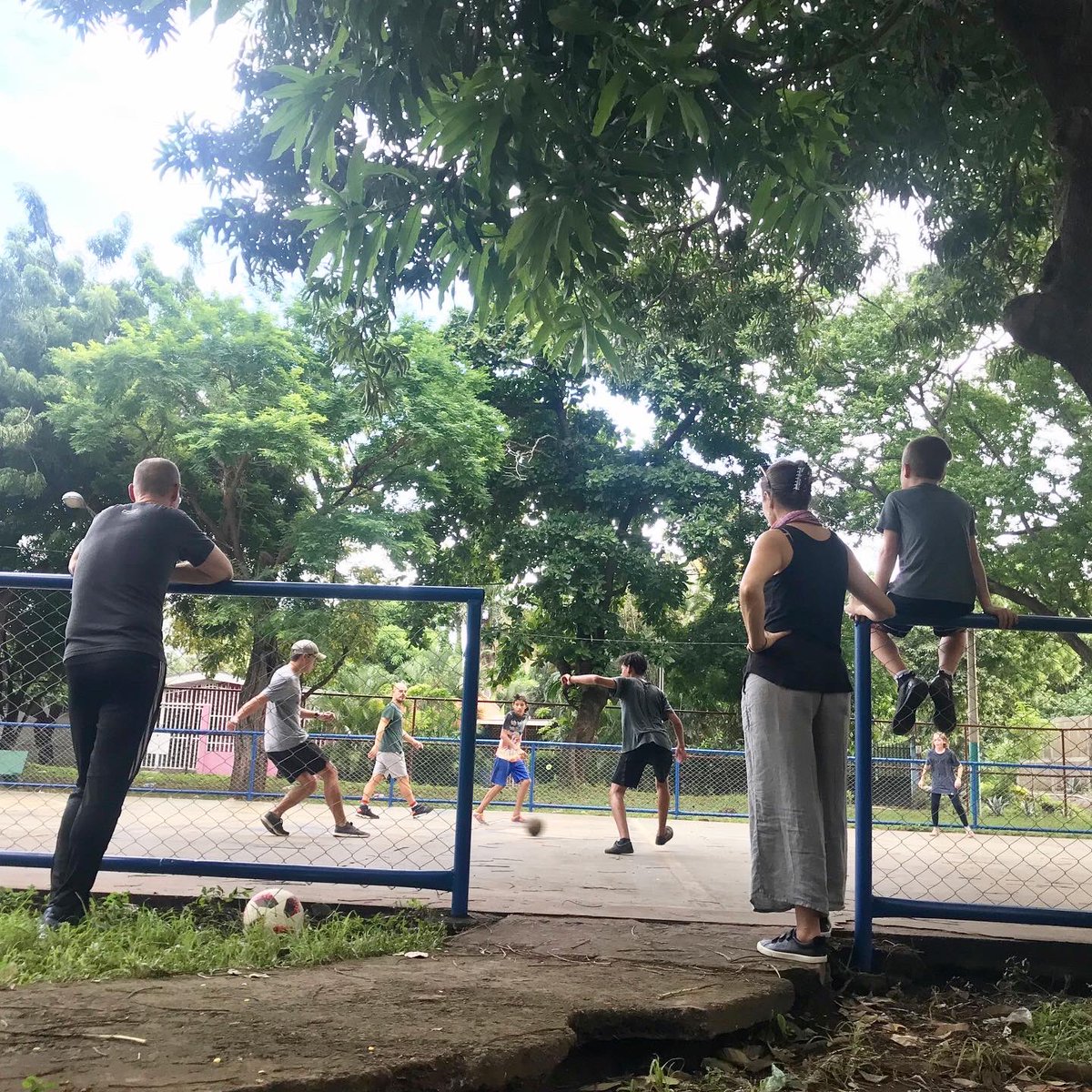 We woke up early. Traveled all day! Made it through customs! And hopped in the first pick up game we happened upon! It was a good good day! We also carried on traditions of doing the dishes with music blaring and a game of “one night ultimate werewolf” <a href="/TheHopeRoad/">Hope Road Nicaragua</a>