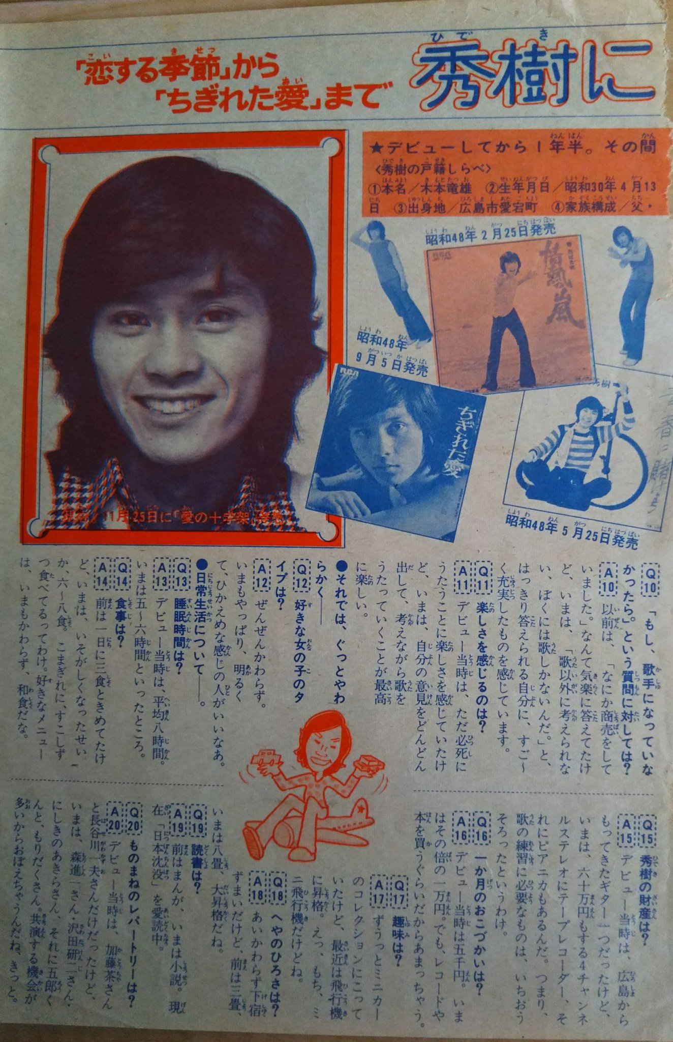 ひとみ 秀樹のおへや 1973年 お母さんが カギつき金のハートのペンダント をプレゼントしてくれたのは有名な話ですが ちぎれた愛 がヒットしたお祝いだったのですね 西城秀樹 T Co 2wxsw9ghiw Twitter