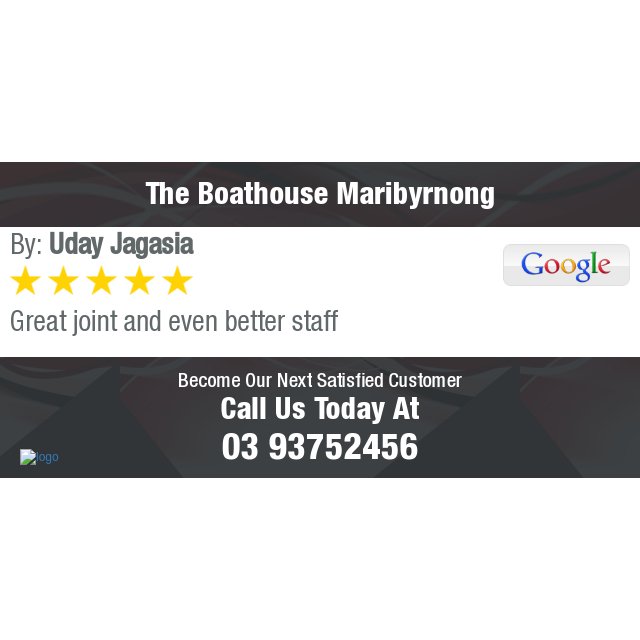 5 Star: Uday J. "Great joint and even better staff" bit.ly/2GZPUNP