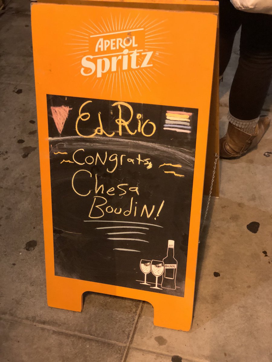 Congrats Chesa Boudin