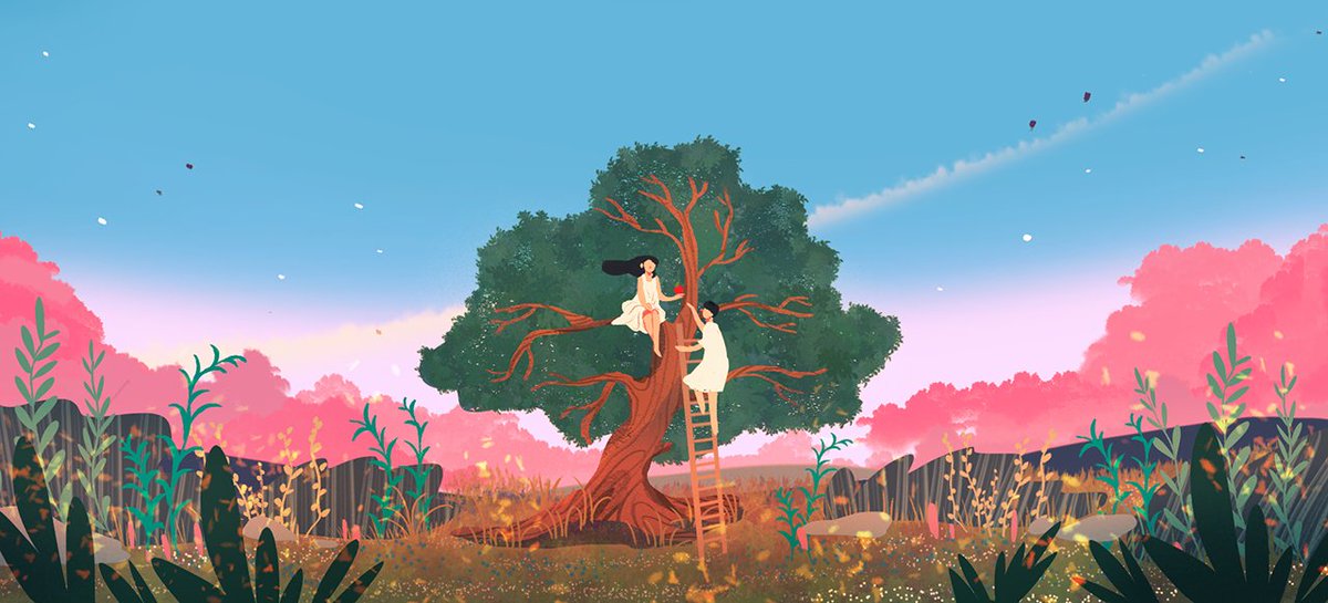 플레이리스트 웹드라마 [나의 이름에게] 오프닝 일러스트 작업을 했습니다. (업로드된 1, 2화 오프닝 일러스트만 먼저 올려보아요.) 웹드라마는...