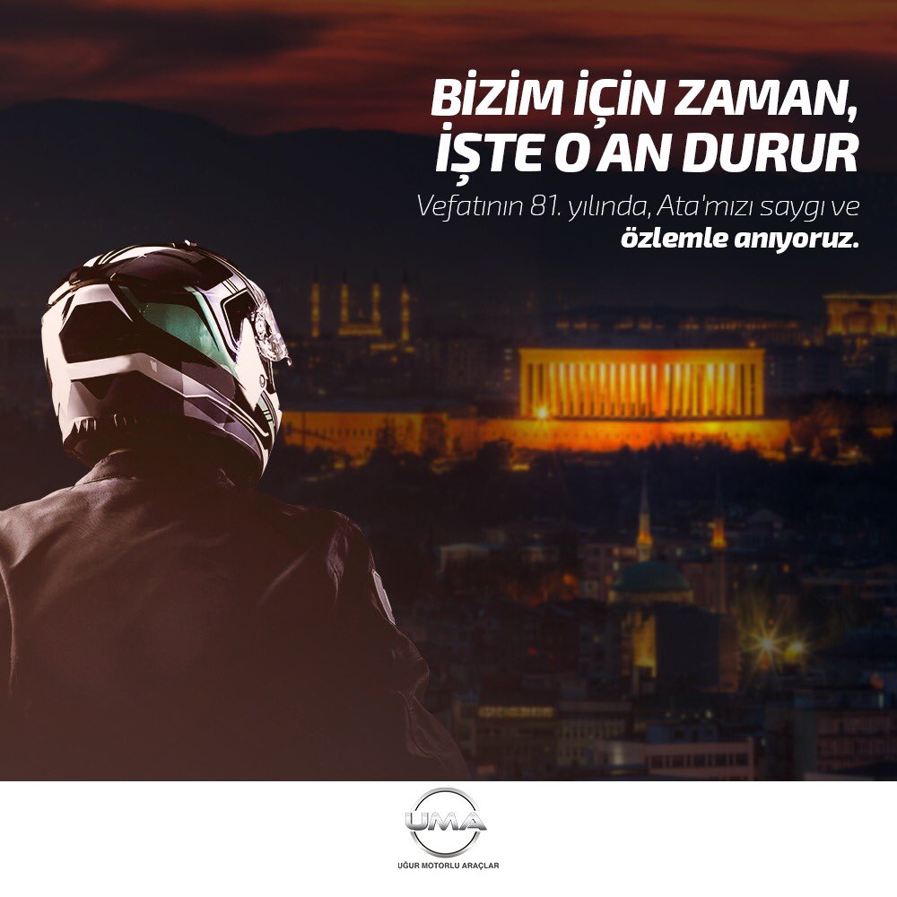 Türkiye Cumhuriyetinin kurucusu, Gazi Mustafa Kemal Atatürk'ü saygı, özlem ve minnetle anıyoruz.
#10Kasım