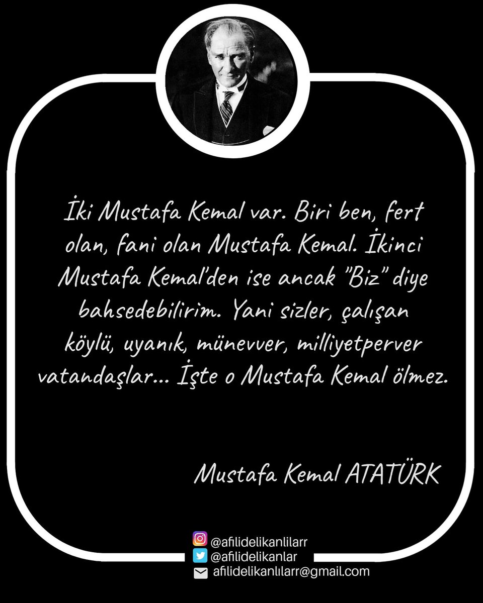 Saygı, sevgi ve daima özlemle... #10Kasım