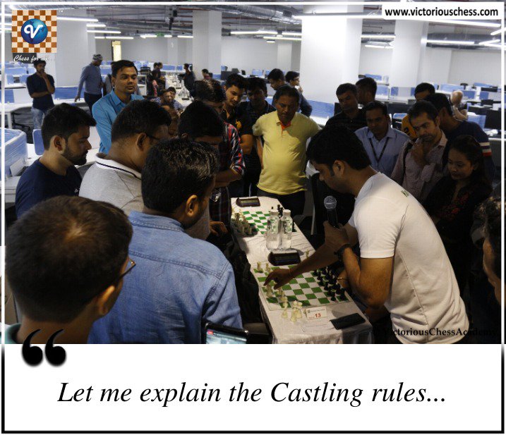 VictoriousChess's tweet image. Did you know castling rule in chess? #chessrules #castling #chesstournament #chesscoach #KapilLohana #VictoriousChessAcademy