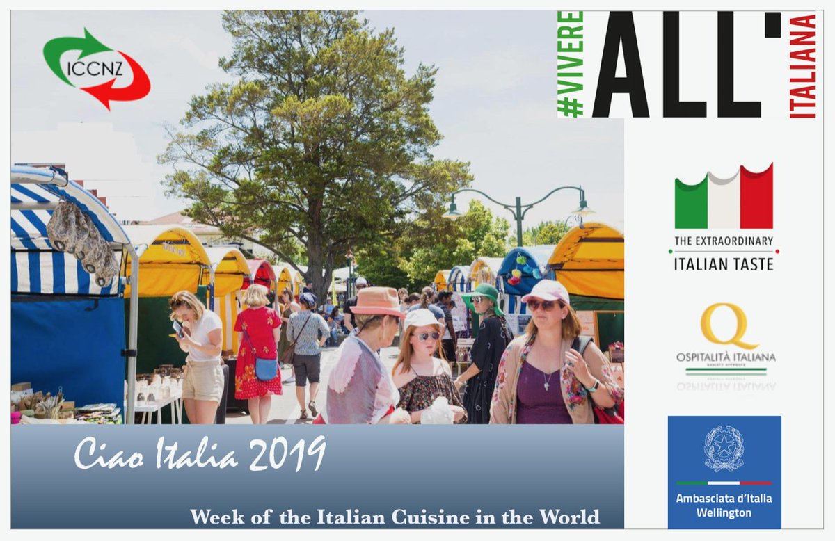 Welcome to the Ciao Italia 2019! An essential event for those interested in the Italian Style, genuine food products and passionate people! Come to Arts Centre, 10:00am - 4:00pm, 23 November - Free Entry. You will find music, food workshops and fashion displays. #Christchurch
