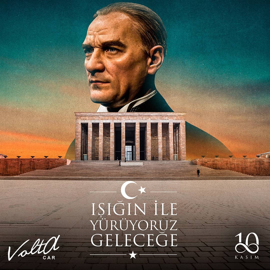 voltacar38's tweet photo. Varlığını vatanına ve milletine adayan, Türkiye Cumhuriyeti'nin kurucusu Gazi Mustafa Kemal Atatürk'ü vefatının 81.yılında sevgi, saygı, minnet ve büyük özlem ile anıyoruz.
Daima sen izinde..
#VoltaCar #10kasım #mustafakemalatatürk #atamizindeyiz #10kasım193oo https://t.co/aK2mDhygze