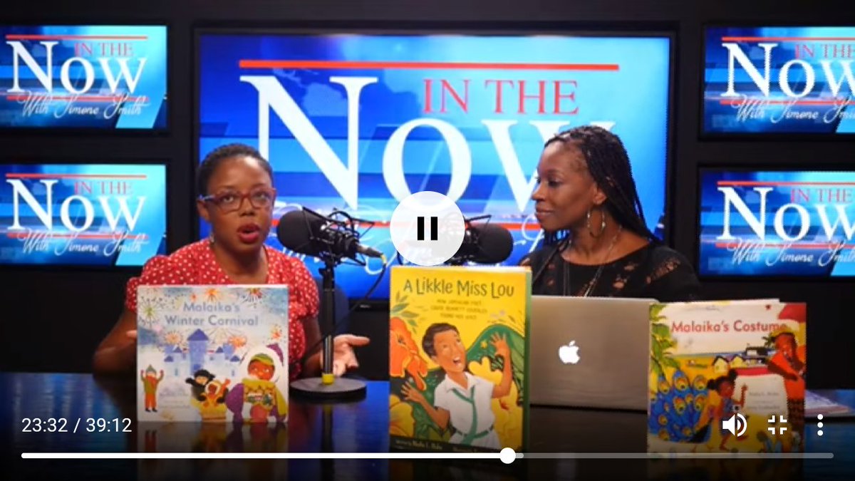 nadialhohn's tweet photo. Check out my #interview w/ #SimoneSmith. Filmed on Oct 27/19 in #Brampton on #Carib101Media @tcn. Watch here: https://t.co/VwsDc1szmu Starts at 21:00 min. #alikklemisslou @owlkids @groundwoodbooks @harperkids #malaikascostume #malaikaswintercarnival #harriettubmanfreedomfighter https://t.co/vNIOpukAy8
