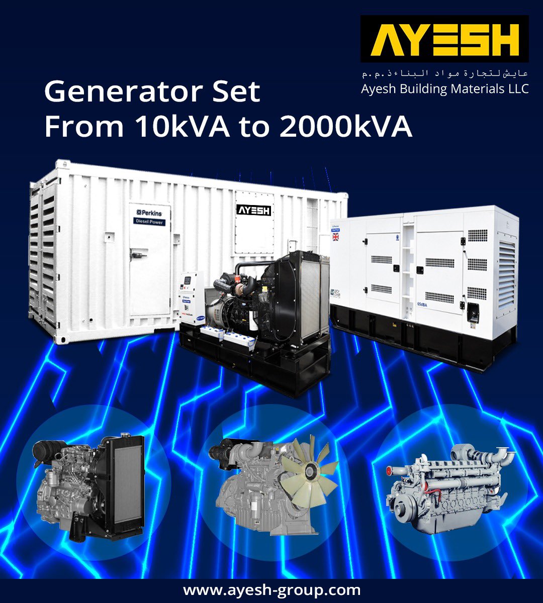 Delivers high level of efficiency and performance, ensuring a continuous supply of power without interruptions. 
#Perkins #PerkinsDieselPower #PowerGenerators #PowerGeneration #PowerSolutions #ReliablePowerSolutions #DieselGenerators #GenSets #Expo2020