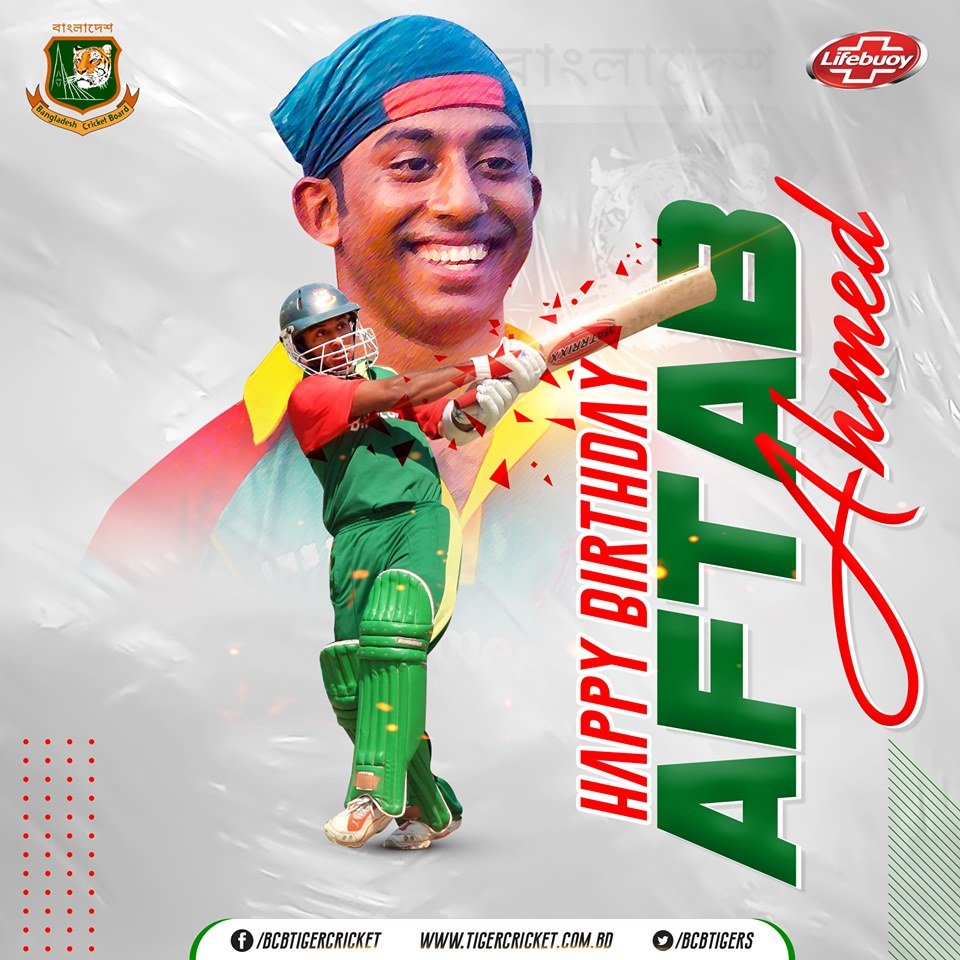 BCBtigers : Happy Birthday to our very own Aftab Ahmed.  (via message 