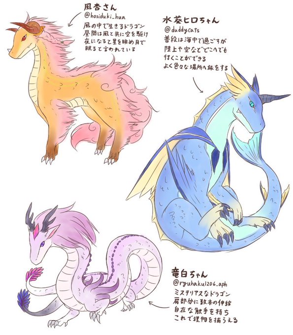 Rtしたフォロワーさんをドラゴン化するのtwitterイラスト検索結果