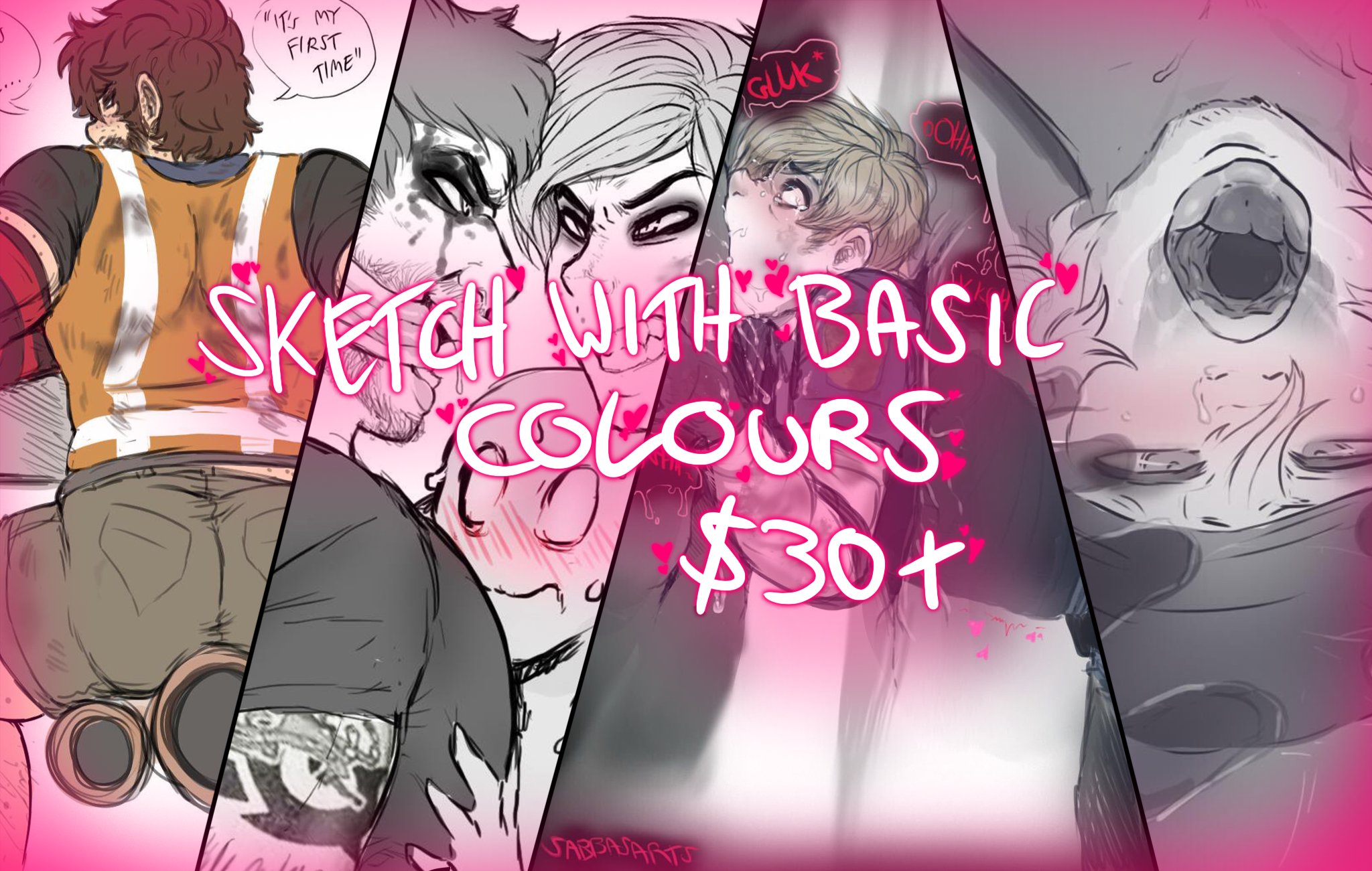 🍖 Sabba 🥩 comms closed on X: Hi! If you like my art and want to support  me as a creator, you can commission me! Here are some small examples of my