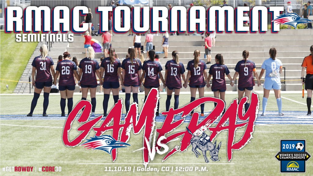 MSUDenverWSOC's tweet image. Survive and advance! 😤

😈 @RMAC_SPORTS tournament semifinals vs. No. 16/No. 2 seed @mineswsoc (16-2-1, 11-1-1 RMAC)
🕞 12 p.m. MT
📍 Golden, Colo.
🖥️ bit.ly/2bKz0AX
📊 bit.ly/32t8tQC
📰 bit.ly/36Cb5Pg

#GetRowdy 🔴🔵 | #CORE30 | #RMACwsoc