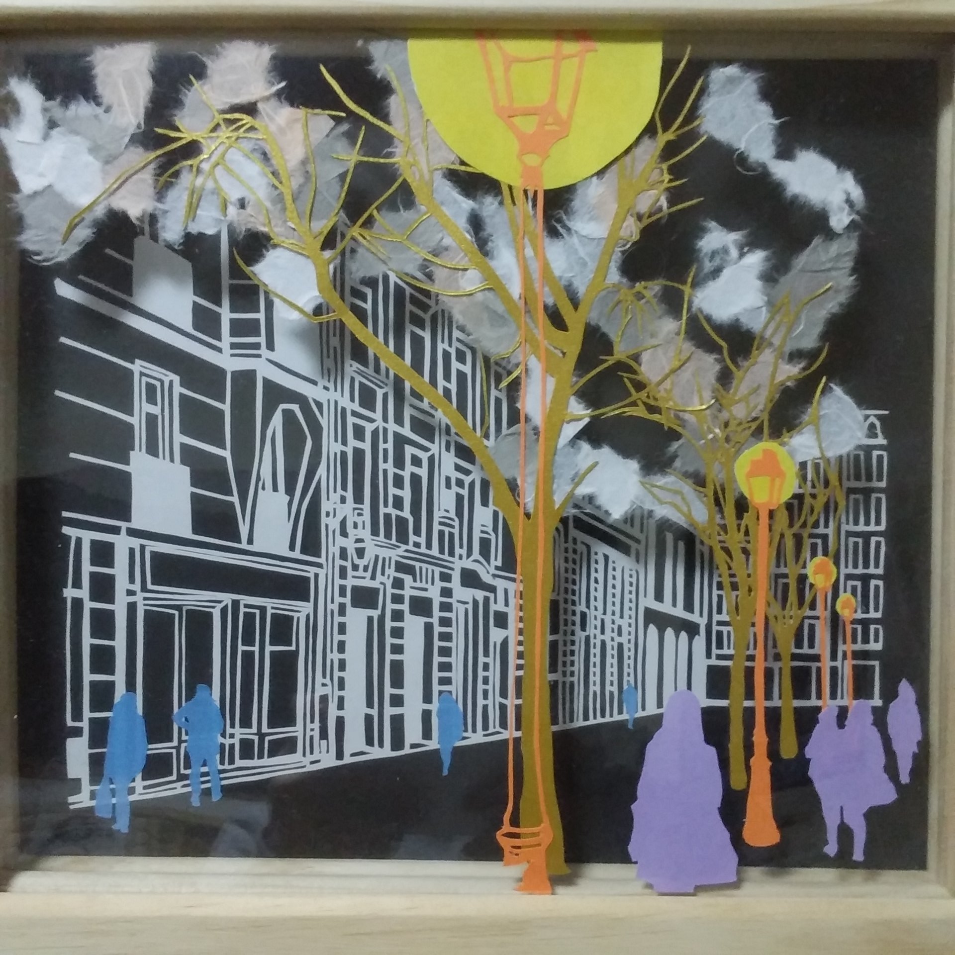 טוויטר バンビ בטוויטר 久しぶりの大型切り絵完成 パリの風景 大人の塗り絵本 パリのぬり絵 のイラストを使わせていただきました かなり変えちゃってるけど 邪道だろうとは思うけど これが今のオレの切り絵に対するアプローチ 切り絵 大人の塗り絵