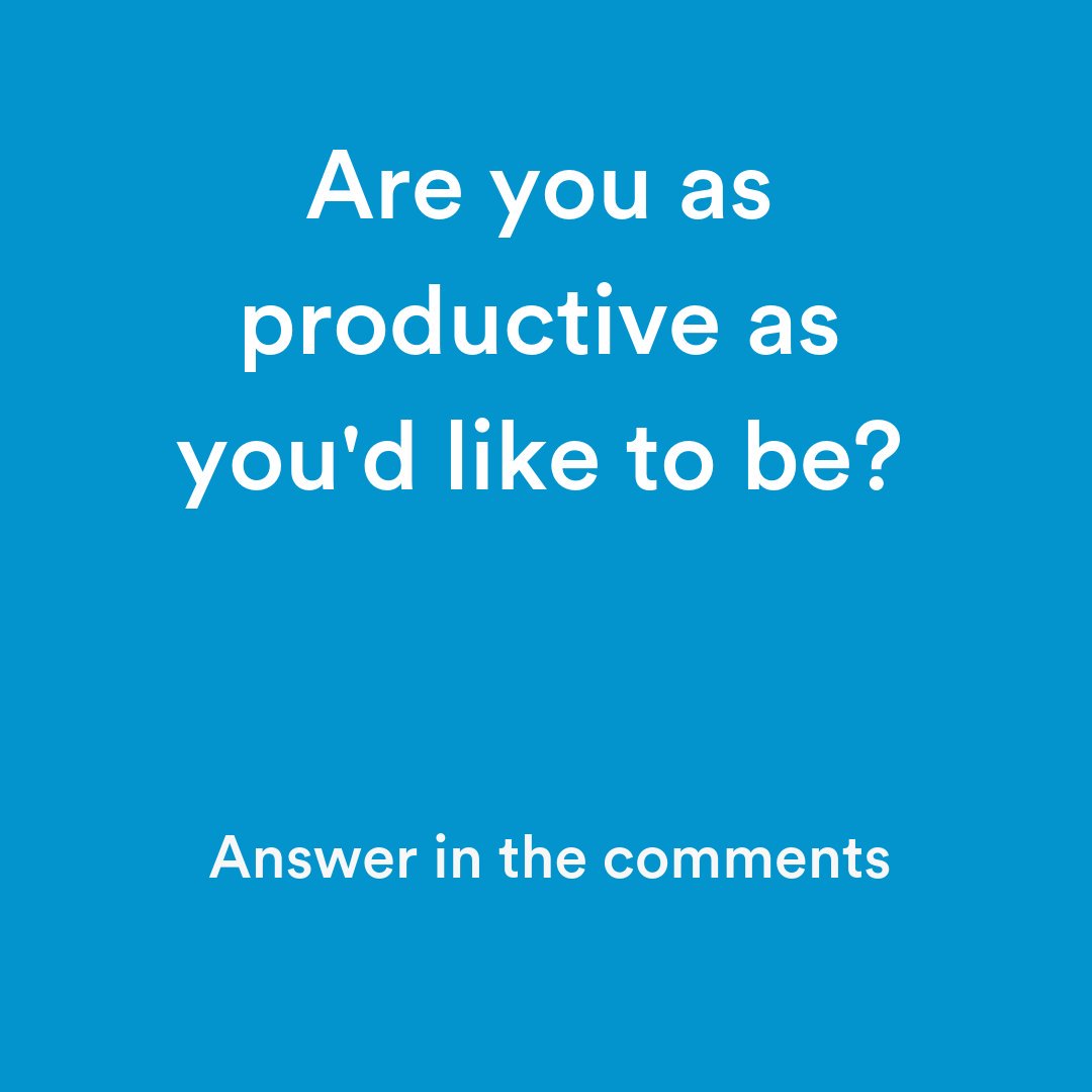 Are you as productive as you'd like to be?

#achieve #dream #practice #succeed #inspirational #aptitude #tests #work #study #gethired