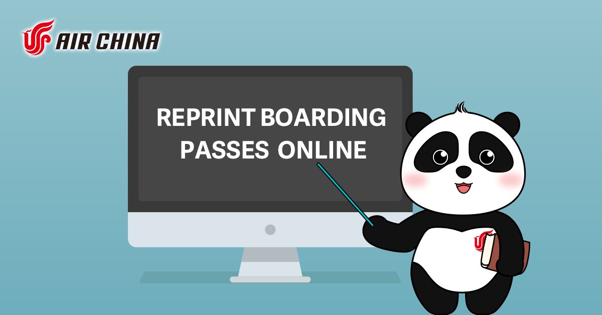 #KnowBeforeYouGo #TravelTips Losing your boarding pass doesn’t have to be a nightmare! With just one click, you can print a replacement on the #AirChina website. Find out how at bit.ly/2BGf0MB