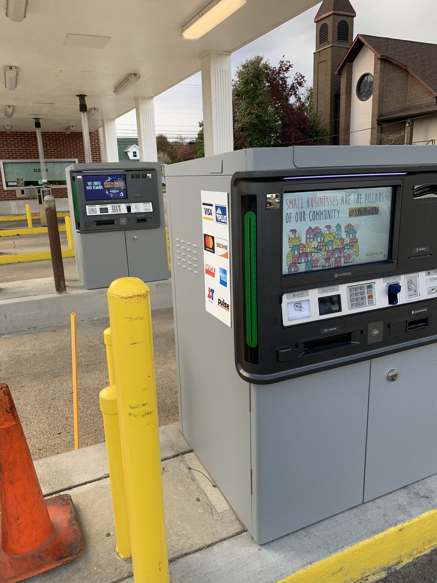 williamstownbk's tweet photo. Phase one is done! 🎉 BOTH Williamstown and Parkersburg now have two ATM machines in our drive throughs that also accept both cash and check deposits!! Next up is bringing live the interactive teller piece that will allow you to do even more! #WeGetIt #ITM #bankanytime https://t.co/jZzkLrXDFg