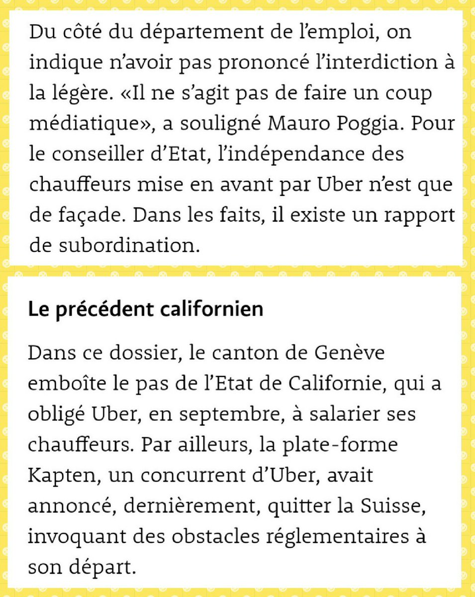Leon On Twitter Nicoemoe Veenadubal Lorenasgonzalez Julietschor The Swiss Canton Of Geneva Said Friday It Had Classified Ride Hailing Giant Uber As An Employer Ordering A Halt To Its Activities Unless It Pays