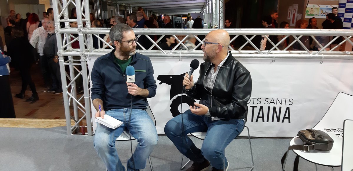 CCFTS's tweet photo. Difusión del #39CCFTS en la #Firadetotssants2019 #firacocentaina #Cocentaina #FTS2019 #coros #musicacoral @RadioAlcoy @informaciontvA @ARAMULTIMEDIA @Fira_Cocentaina https://t.co/UGleiNthf3