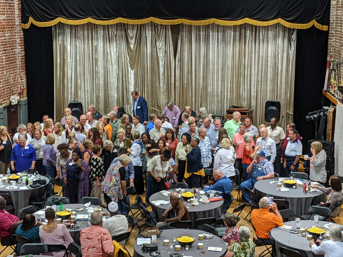 It's a pretty cool thing when you're able to be present for a class reunion of the school you work at. This is the Class of 1974, reuniting after 45 years! @LeesburgJackets #LeesburgPride