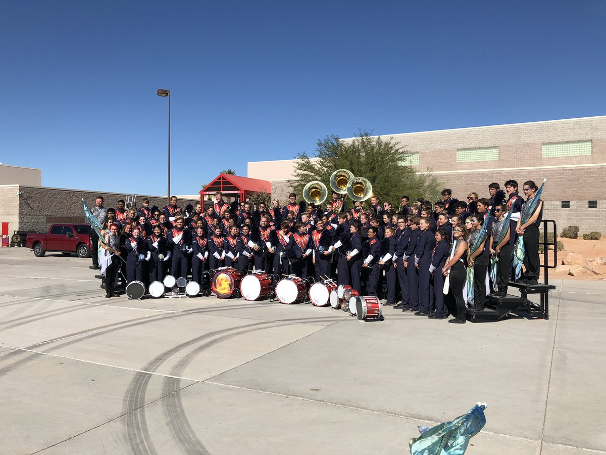 Las Vegas Invitational. 3 caption sweep and 1st place! Congratulations CHSMB!