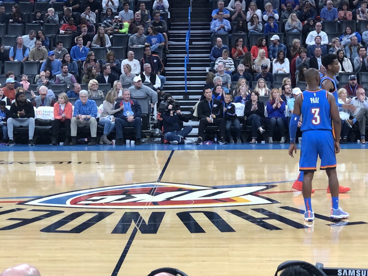 Fourteen years &amp; one day ago, OKC’s population was 530k &amp; the iPhone didn’t exist. That night, @cp3 led the New Orleans/OKC Hornets to a win at the Ford Center. It was our first NBA game &amp; his. Tonight, a million things have changed but OKC beat New Orleans &amp; he’s still doing it.