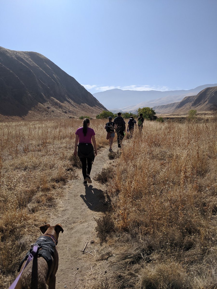 greenescience21's tweet photo. The Biology Graduate Club's first hike was a success! Can't wait for the next one! 😁🥾🏞️ https://t.co/nJo3QwOy2G