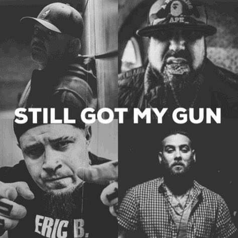 beneathdirt's tweet image. #Slaine dropped a new joint with #ILLBILL #VinniePaz and #RiteHook. Is “Still Got My Gun” sounding 🔥or💩?