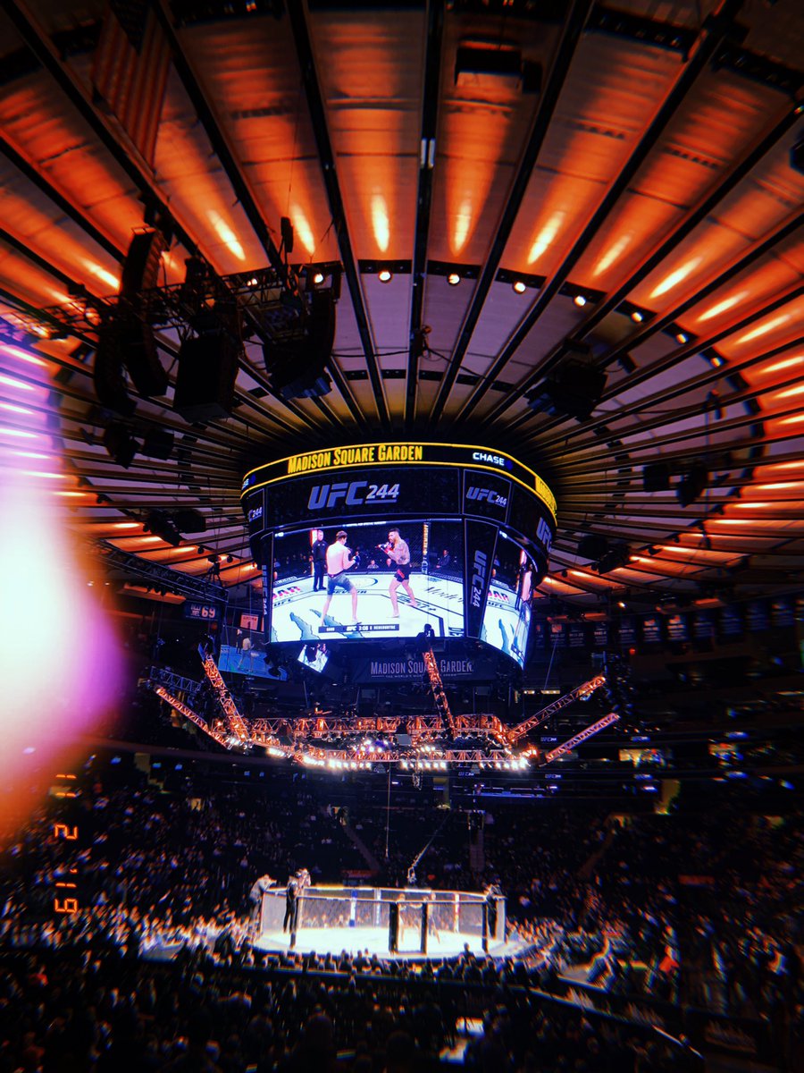 We here #ufc244 had to come see this live #TeamMasvidal