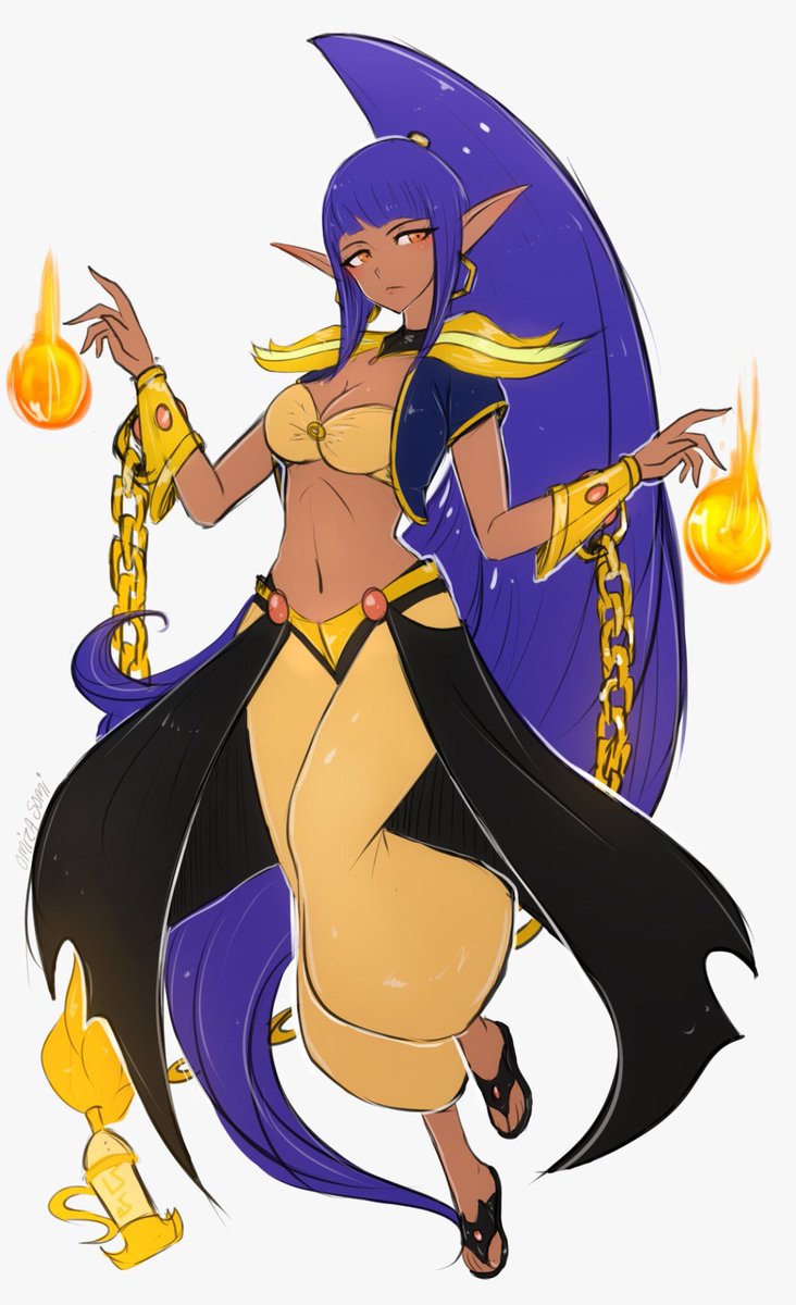 atheurer1's tweet photo. The wonderful artist @omiza_somi has provided her take on Shantae’s mom: Kuaka!  From the Mortal Brothers MMXIX series.

You are awesome, Omiza! https://t.co/OoDf6gF4cE