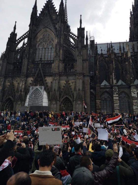 #العراقيون في المانيا يساندون اخوتهم المتظاهرين في العراق