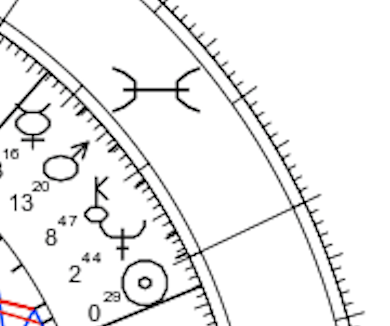 The chart ruler here is the Sun, which is tragically found in the 8th house of death, under the water sign Pisces. Coincidentally Elisa’s body was found in water. However, Pisces is also gentle & the final sign of the zodiac. We see that she met her end in calm waters.