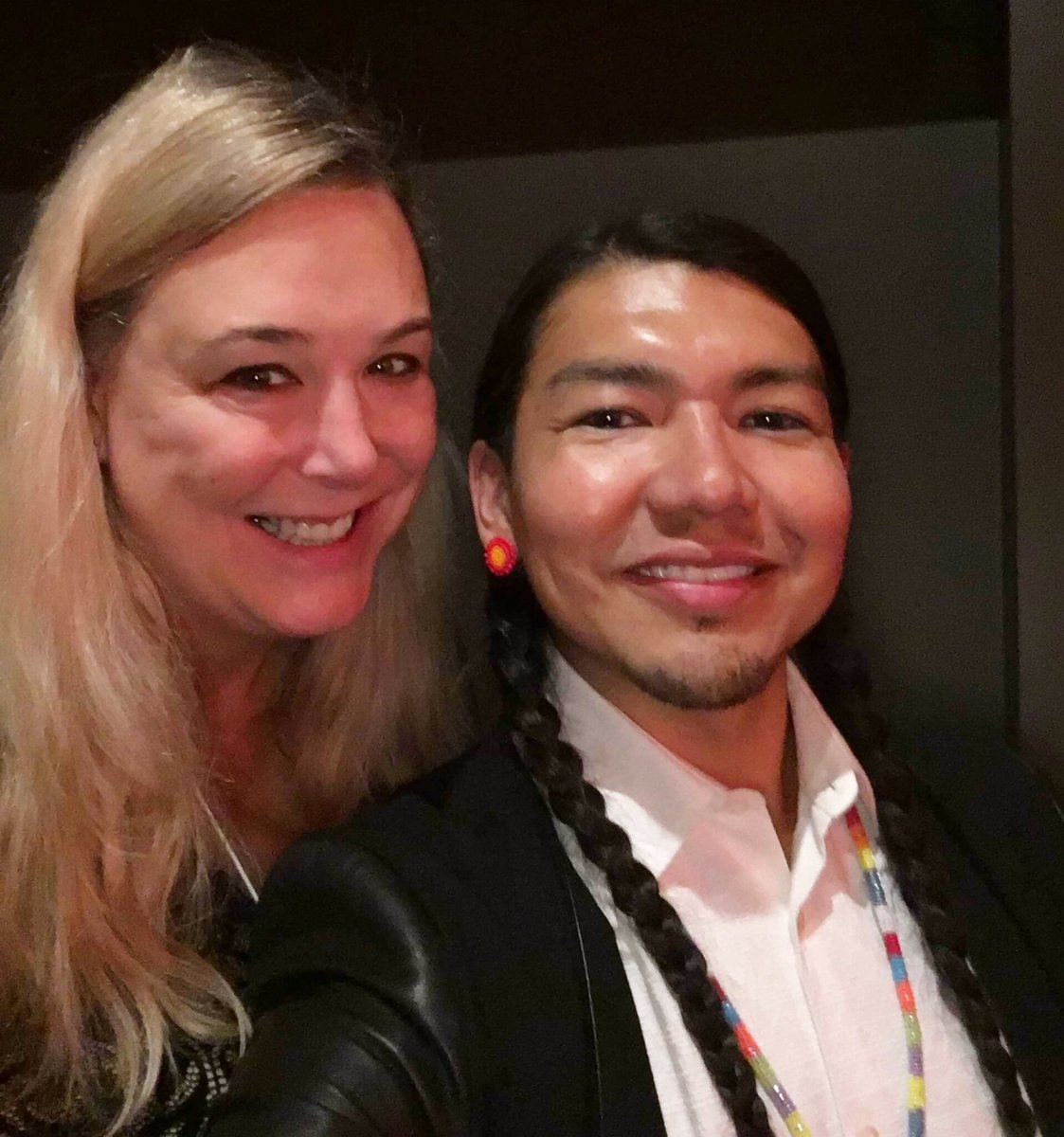 sashostak's tweet photo. Great to see James, a long time friend, &amp; half of 
#TeamAhkameyimok winners Season 7 of @AmazingRaceCDA at the @CPATHorg 2019 Conference, as he continued to do great things for the Trans, Two Spirited and Indigenous community in 🇨🇦 . #cpath #cpath2019 #translivesmatter https://t.co/3GWpt9MO7k