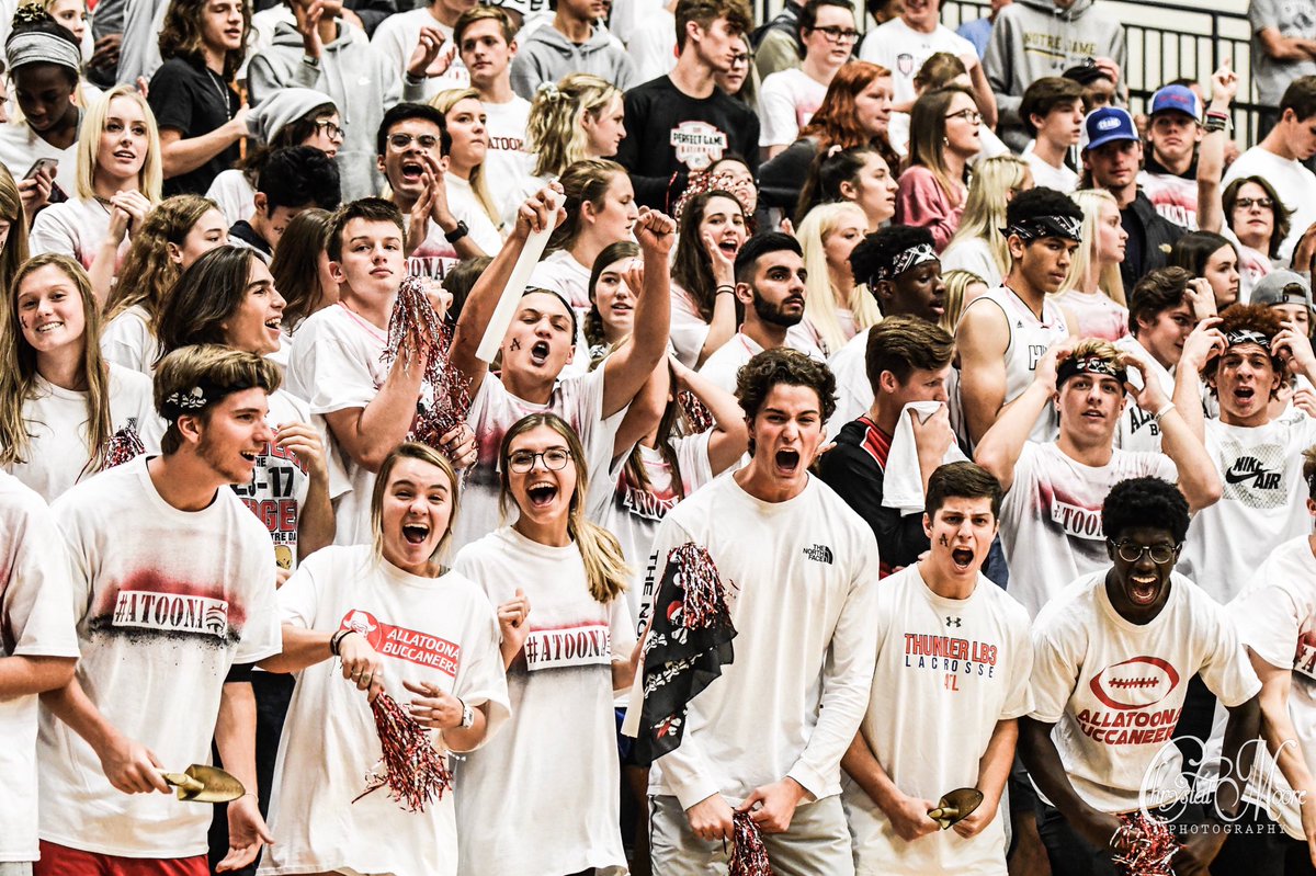 Allatoona’s student section ... perfect!! 
Featured image is <a href="/AHSStudentSect2/">AHS Student Section</a> cheering on their <a href="/OfficialGHSA/">GHSA</a> 6A state champs, <a href="/AllatoonaVB/">Allatoona Volleyball</a>!