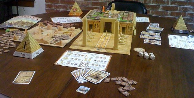 Beautiful images in #boardgames 93/100
#Cleopatra and the Society of Architects by <a href="/days_of_wonder/">Days of Wonder</a> Artist: Cyrille Daujean, Julien Delval
 Designer: <a href="/LudovicMaublanc/">Ludovic Maublanc</a> <a href="/BDMontagnes/">bruno des montagnes</a>  #cardart #beautiful #design #bgg #boardgames #tabletop