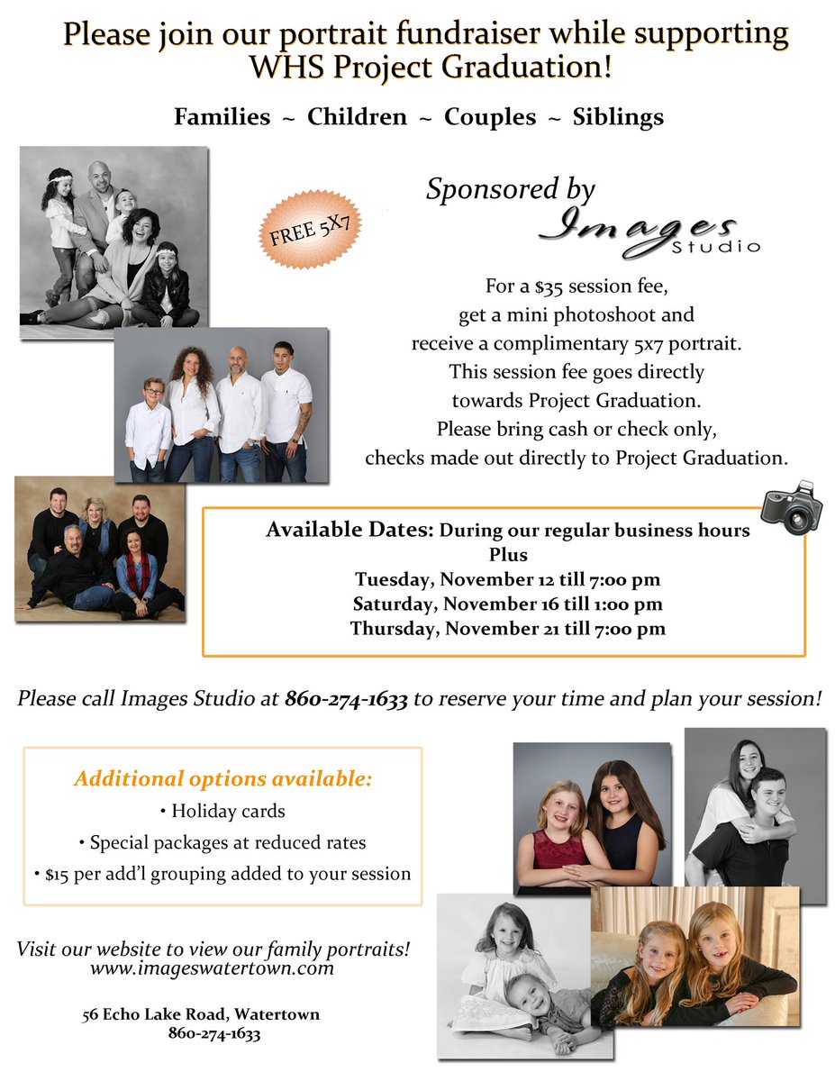 Support our Town’s 2020 graduates. Images has teamed up with WHS Project Grad with a great fundraiser. Open to all ages, groups, teams, companies and families-just in time for the holidays. <a href="/JanetParlato/">Janet Parlato</a> @townmagwhs <a href="/Classof2020WHS/">WHS Class of 2020</a> <a href="/PolkESPrincipal/">@PolkESPrincipal</a> @ImagesStudio