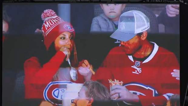 BarDown's tweet photo. This Habs fan eating mayonnaise out of a jar has us questioning everything 🤮. VIDEO @ https://t.co/nnlvzfU1CD https://t.co/FUkhVtvpjI