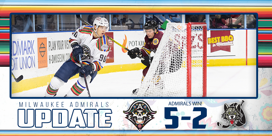 mkeadmirals's tweet image. That's all for tonight, folks! ✌️

#Admirals50 | #MILvsCHI