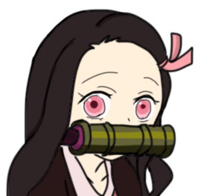 shionさんがTwitterに投稿した竈門禰豆子(鬼滅の刃)のイラスト。