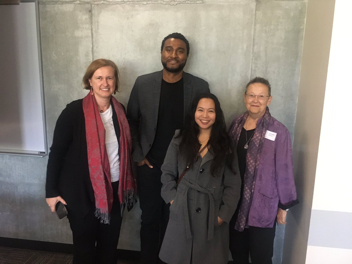 Andromache Karanika (Classics Chair of UC Irvine and TAPA editor) hosted us today! Here with  @amayor and  @branbourgeois  @Hype4Homer