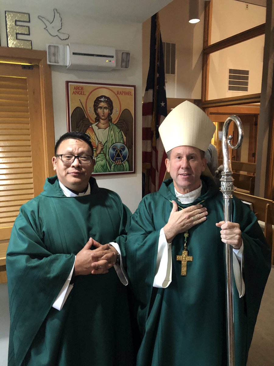bpspalding's tweet photo. Tonight at Immaculate Conception Clarksville I Installed Fr. Jacob Dio as pastor followed by the Casino night school fundraiser. May God bless this active parish. https://t.co/VoMRoRlHQn